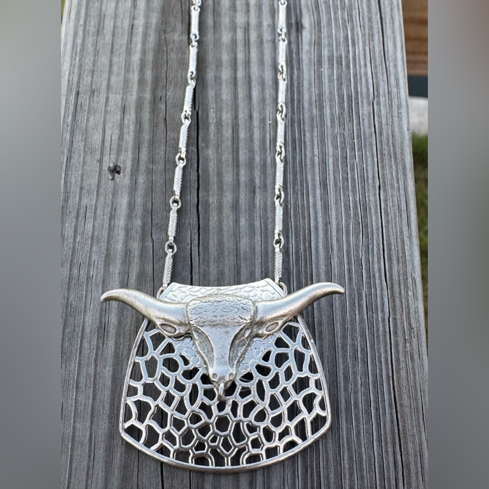 Handmade Taurus Charm Necklace - Picture 4 of 9